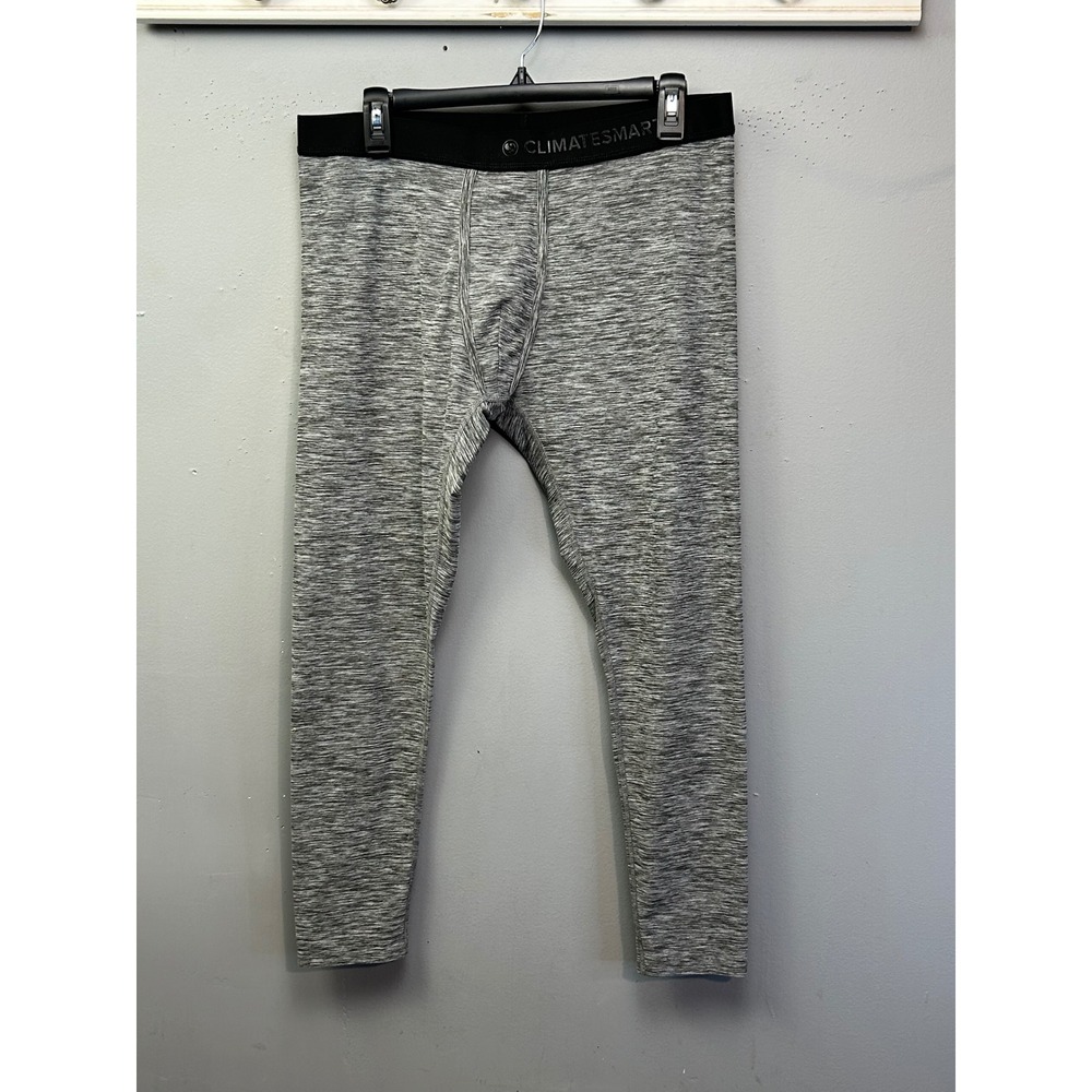 Climatesmart Base Layer Men Large Gray Climate Sport Midweight Space Dye Legging